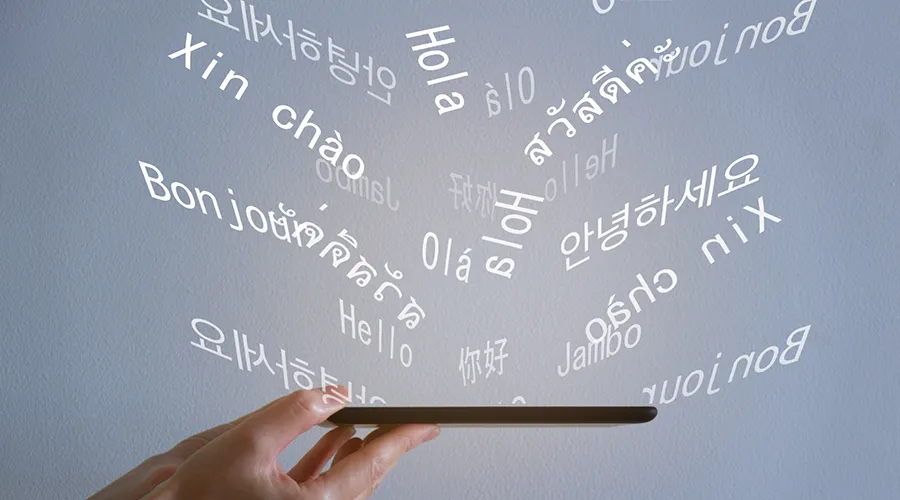 多言語対応のイメージ